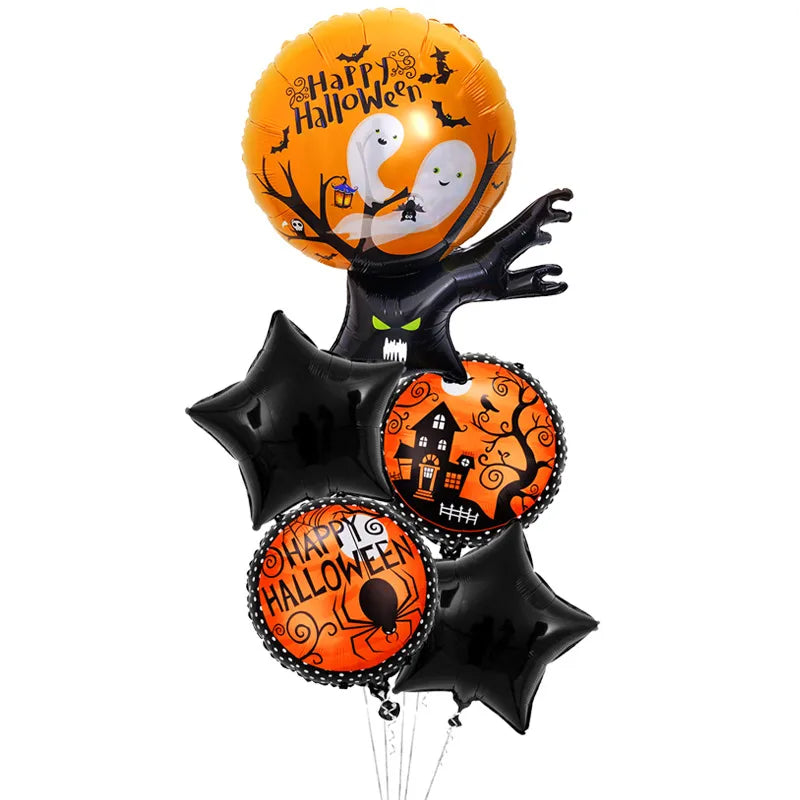 halloween geometric aluminum film party balloon