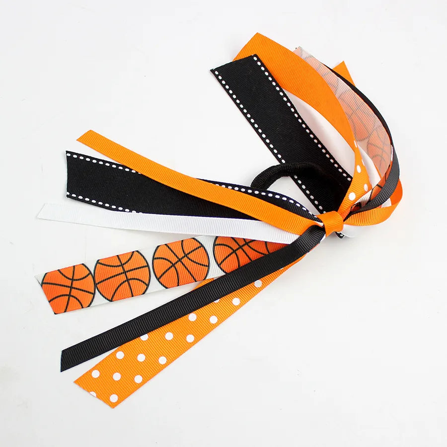 Amazon's Hottest Cheer Ribbon Football Baseball Hair Accessories Game Day Decoration Cheerleading Headdress Ponytail Decoration