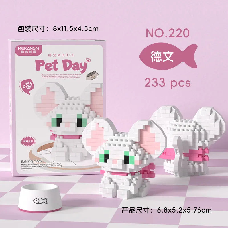 Kids(7-16Years) Children Unisex Cartoon Character Plastic Building Toys Learning & Education Toys