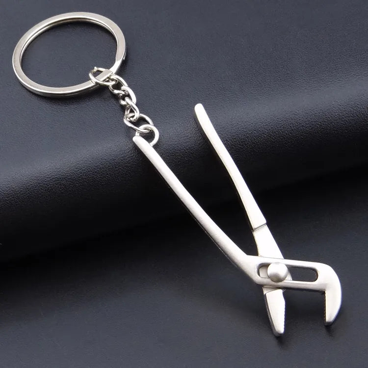 1 Piece Classic Style Axe Hammer Zinc alloy Unisex Bag Pendant Keychain