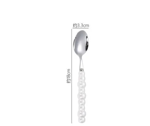 baroque style solid color stainless steel tableware 1 piece 1 set
