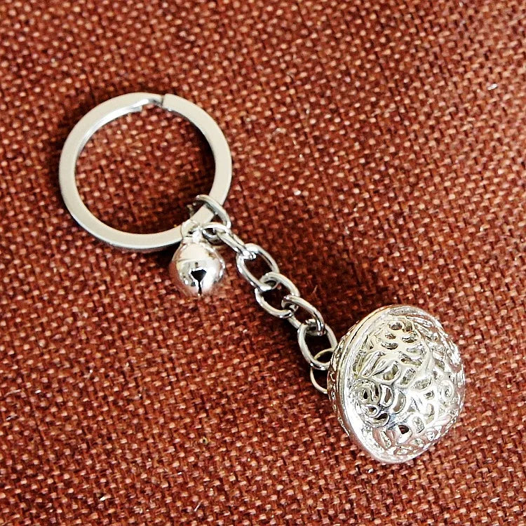 Factory sales metal simulation shell pistol tank aircraft hammer Bell ear spoon keychain uncle souvenir