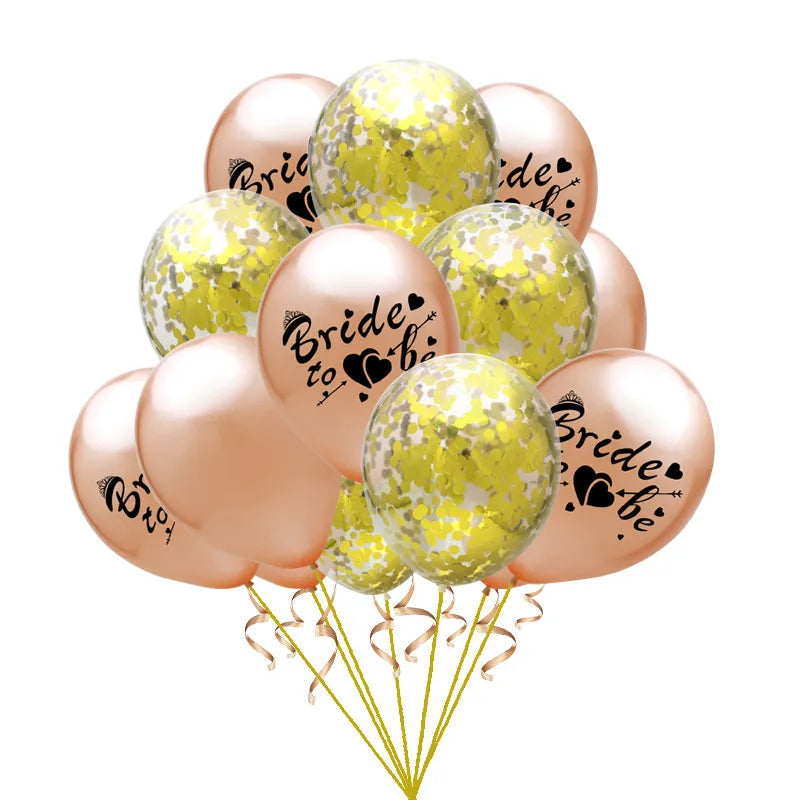 wedding season Cute Letter Heart Shape Emulsion Wedding Balloons Balloons