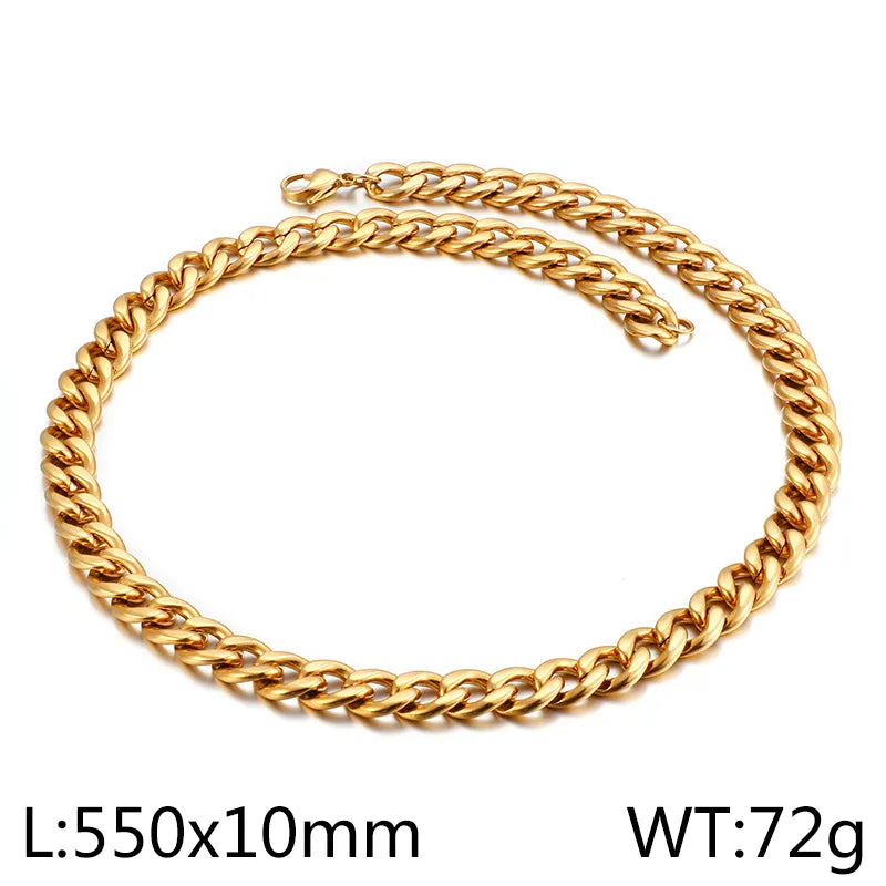 Wholesale Jewelry Simple Style Geometric Solid Color Titanium Steel 18K Gold Plated Polishing Plating Jewelry Set