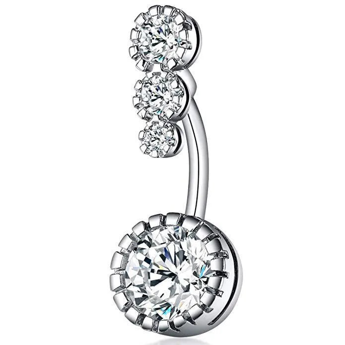 Human body piercing jewelry navel nail  hot selling navel ring  classic navel buckle wholesale manufacturers navel nail