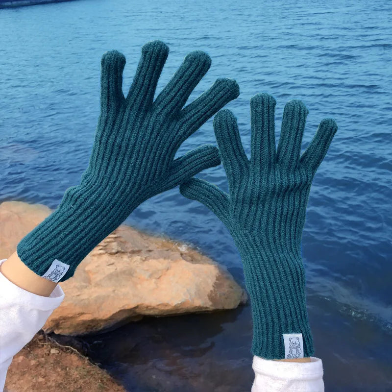 Women's Basic Modern Style Simple Style Solid Color Gloves