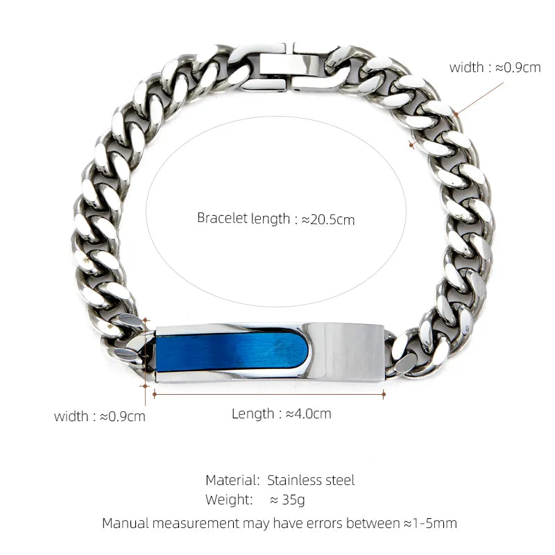 Casual Hip-Hop Punk Geometric 304 Stainless Steel 18K Gold Plated Unisex Bracelets