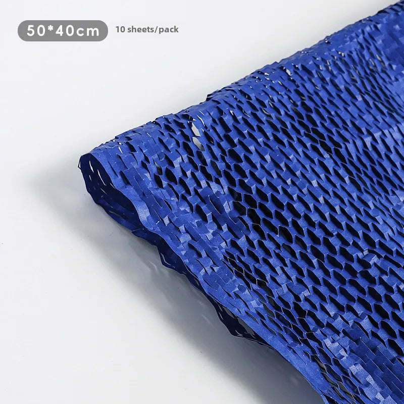 Trendy Honeycomb Paper Mesh Flower Bouquet Artistic Packaging Material Fresh Flowers Gift Wrapping Wholesale Handmade Craft Supplies
