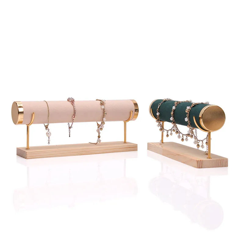 Flannel Bracelet Display Stand Single Layer One Layer Watch Bracelet Jade Bracelet Necklace Storage Finishing Rack Head Flower Headwear Live Broadcast