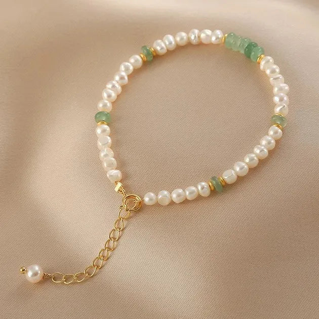 Freshwater Pearl Copper Beaded Bracelets
