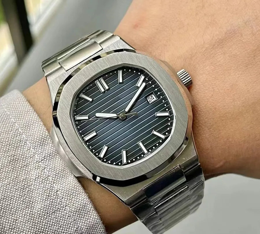 Simple Style Geometric Single Folding Buckle Quartz Watch Men's Watches