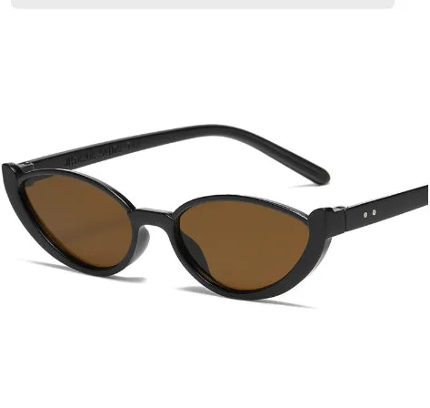 Beach Modern Style Geometric Leopard Ac Cat Eye Full Frame Women's Sunglasses