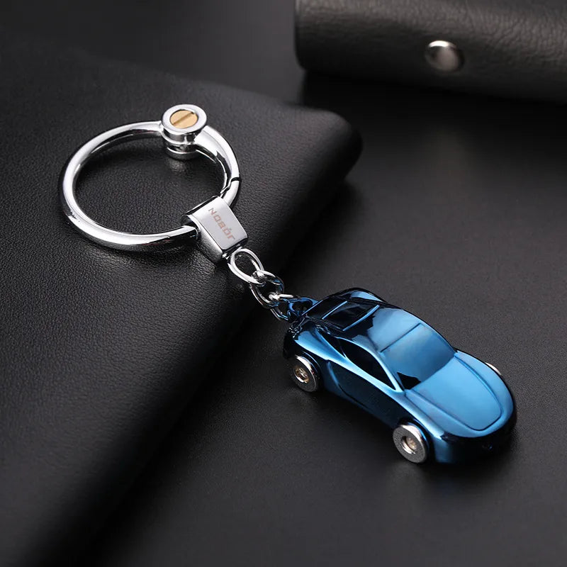 jobon Zhongbang car keychain female South Korea cute couple key pendant creative small gift with LED light