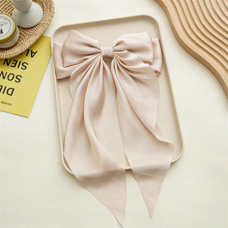 women's fashion bow knot cloth hair clip