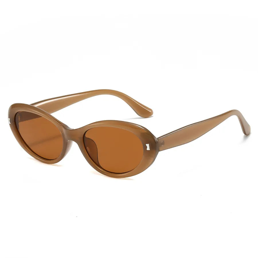 Vacation Classic Style Geometric Pc Cat Eye Full Frame Women's Sunglasses