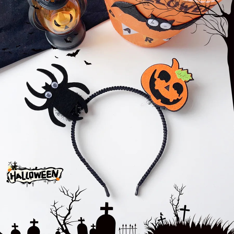 New Arrival Halloween Ornaments Creative Funny Pumpkin Ghost Bat Side Clip Top Clip Festival Atmosphere Hair Accessories