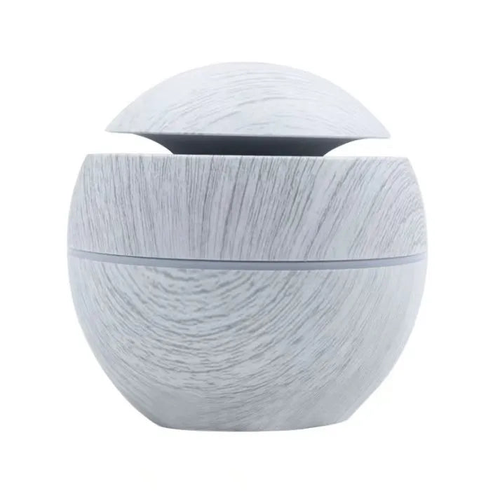 in stock mushroom humidifier spray mute usb vase humidifier aromatherapy machine mini wood grain round humidifier