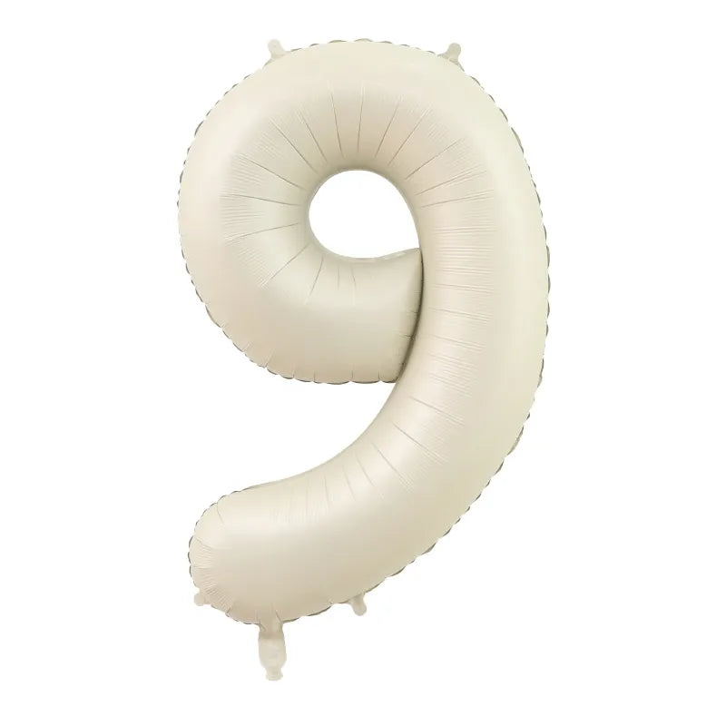 birthday number aluminum film party balloons 1 piece