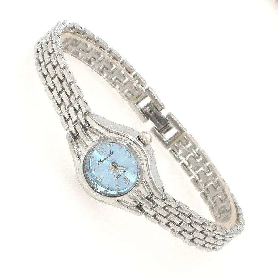 Casual Round Buckle Quartz Watch Women's Watches