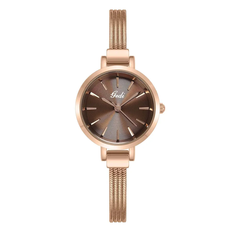 Elegant Modern Style Round Jewelry Buckle Quartz Watch Women's Watches