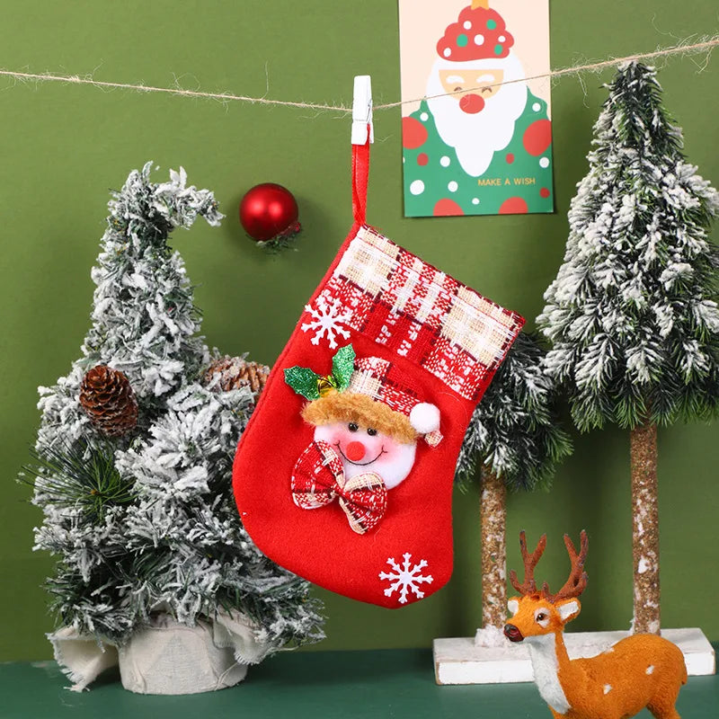 christmas cute santa claus snowman cloth party christmas socks