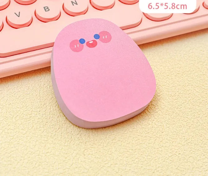 cute cartoon student stationery colorful message note sticker