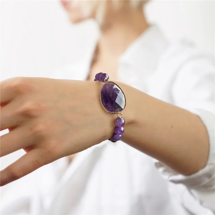 Lady Geometric natural stone Bracelets In Bulk
