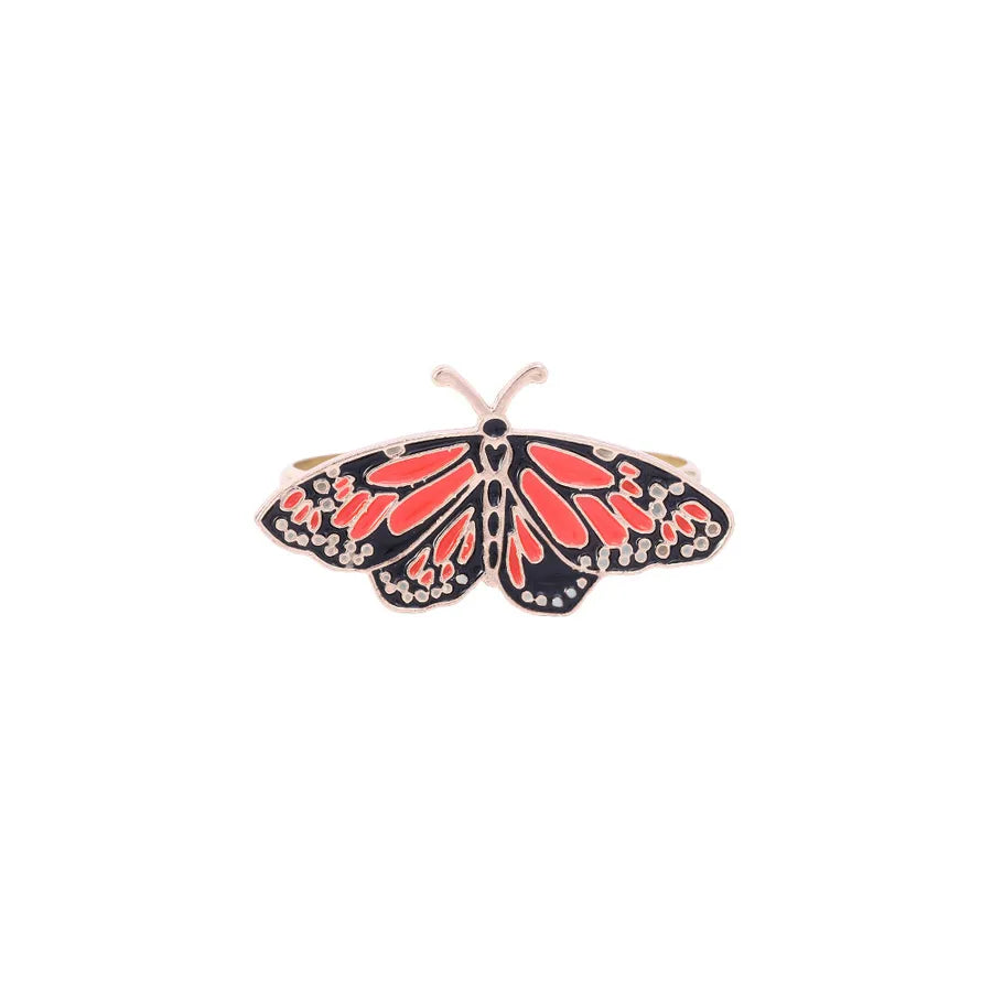 Insect Dragonfly Butterfly Zinc alloy 1 Piece