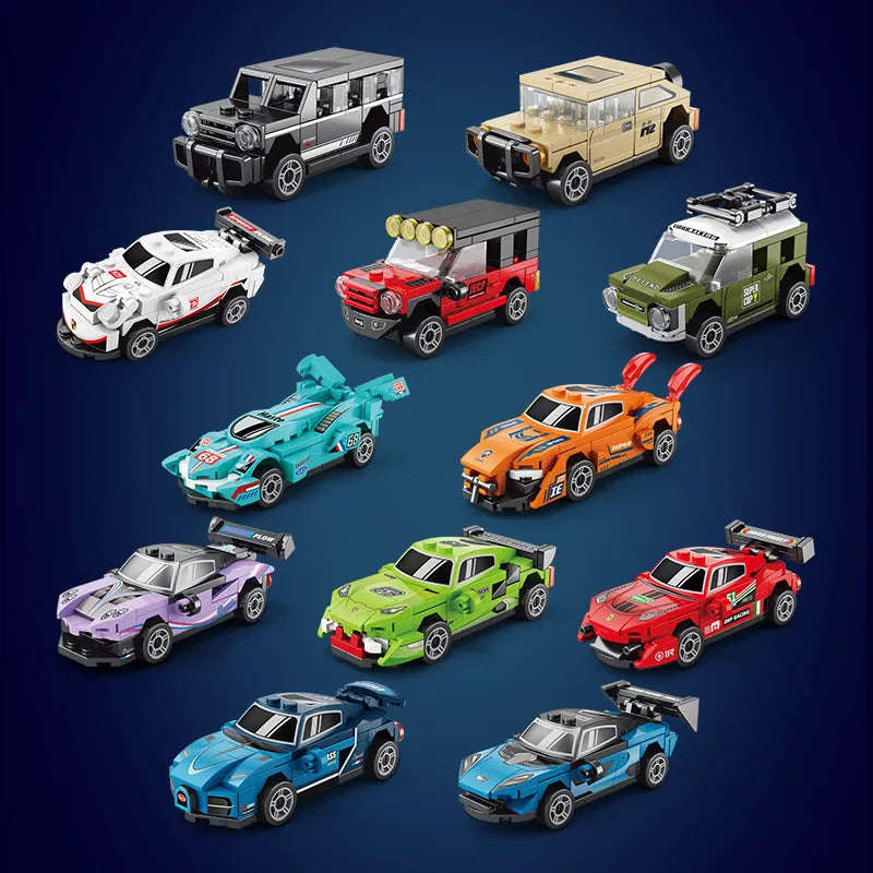 Kids(7-16Years) Car Plastic Building Toys