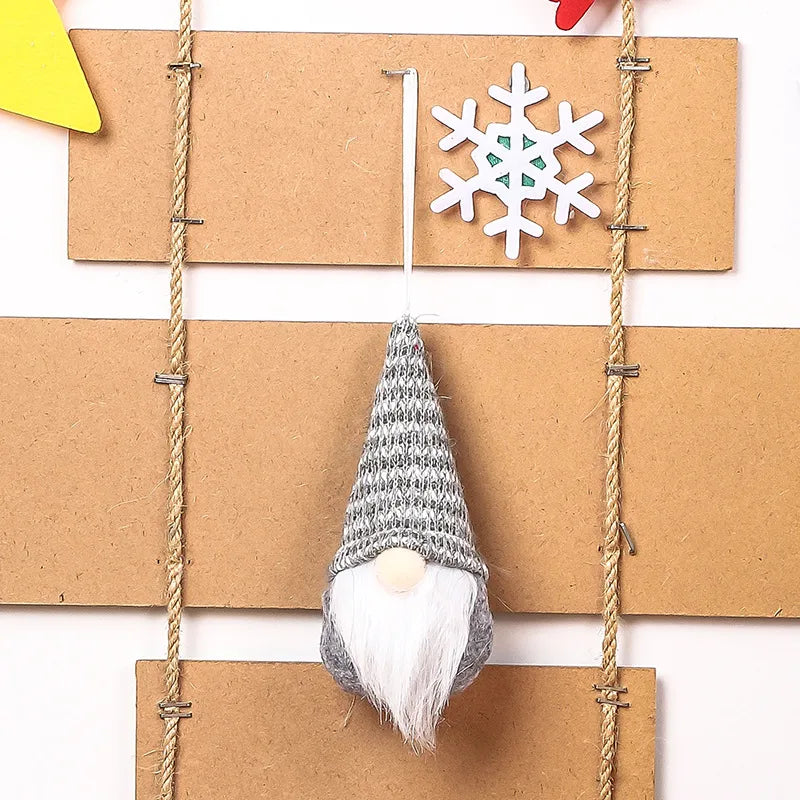 Christmas Cartoon Style Simple Style Classic Style Color Block Holiday Festival Hanging Ornaments