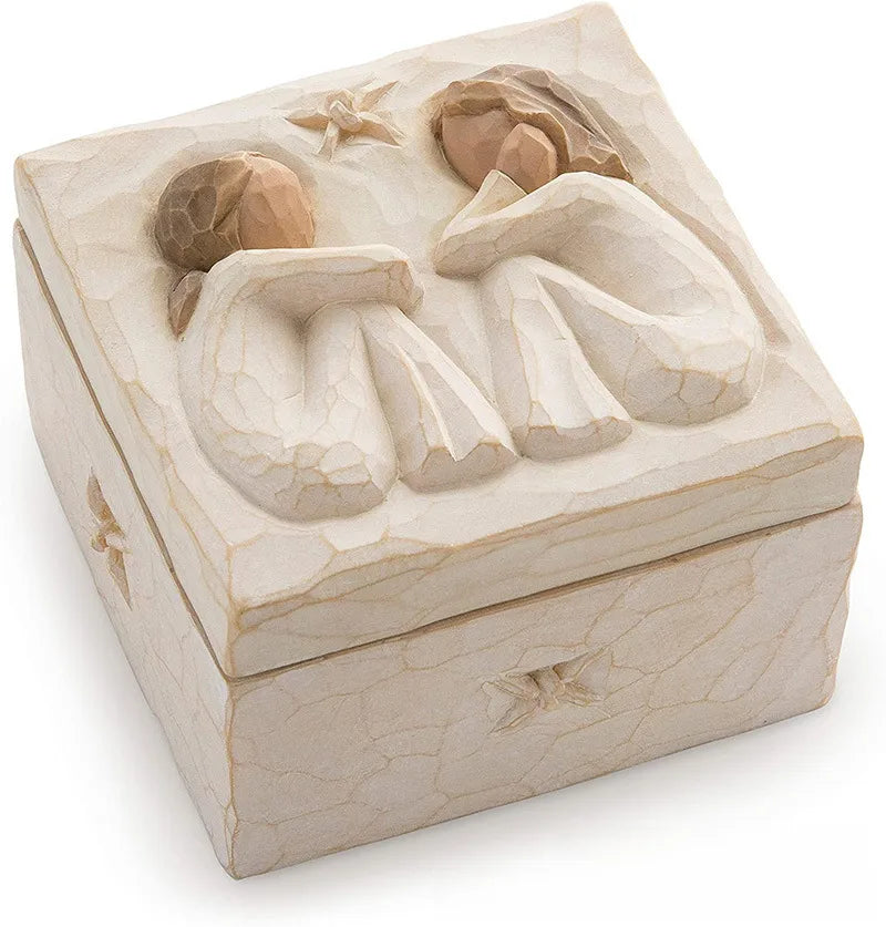New Amazon Couple Storage Box Valentine's Day Decorations Resin Crafts Home Decor Gifts Office Culture/resin Crafts/resin Crafts