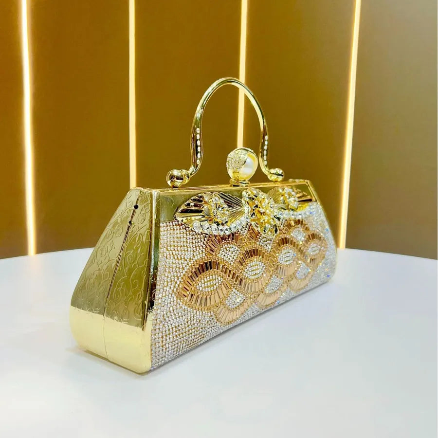 New Women's Large Capacity Handbag Evening Bag Shoulder Crossbody Bag Handbag Polyester Square Bag Lock Buckle Fashion Element