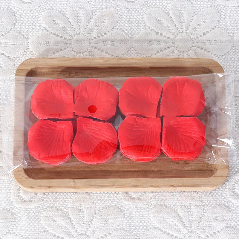 Wedding Celebration Supplies 1000 Pieces Non-Woven Fabric Rose Petal Decorative Artificial Flowers Wedding Room Decoration Petals