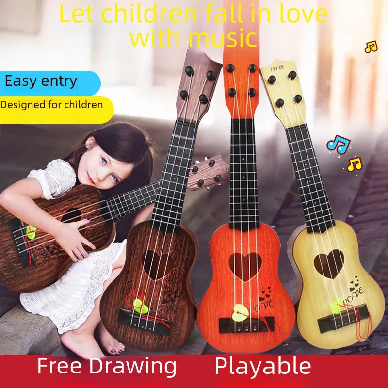 direct simulation ukulele children's simulation guitar can play Enlightenment educational instruments Music Toys