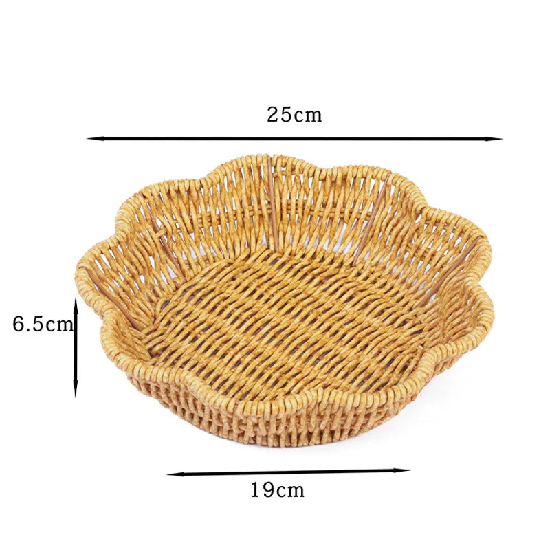 Simple Style Solid Color Storage Basket