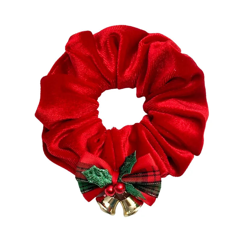 Christmas Nordic Style Modern Style Women's Solid Color Bell Hair Tie