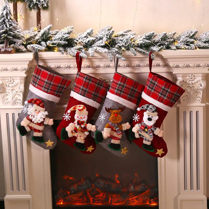 Christmas Fashion Snowman Elk Party Christmas socks
