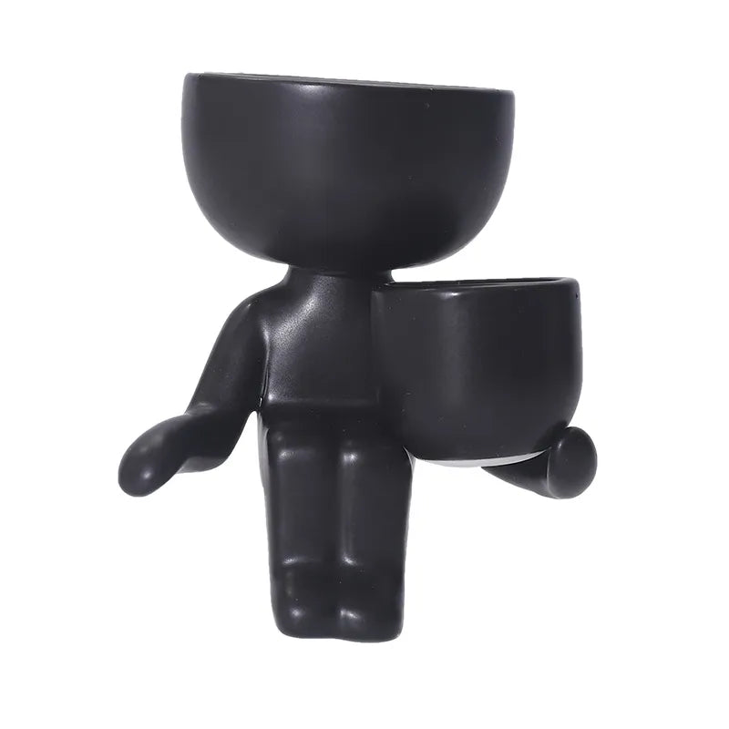 classic style solid color ceramics vase artificial decorations