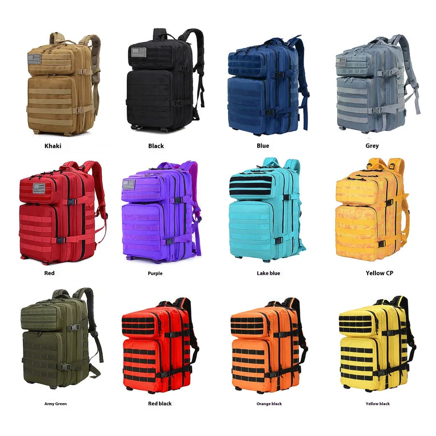 Unisex Vacation Sports Solid Color Oxford Cloth Anti-theft Travel Bags