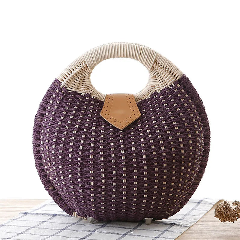 women's medium straw bag