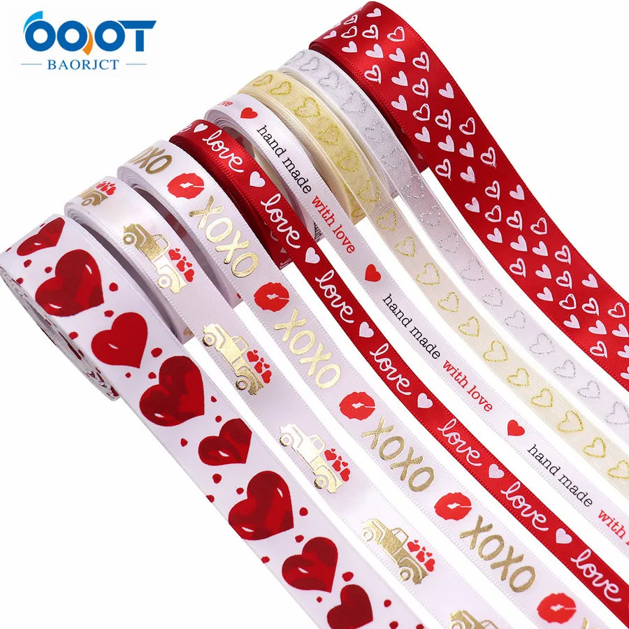 Valentine'S Day Casual Elegant Heart Shape Polyester Wedding Banquet Birthday Party Supplies Gift Wrapping Supplies 1 Roll
