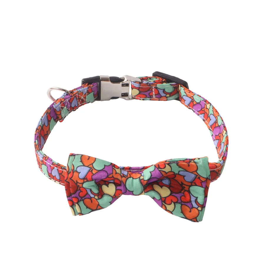 Simple Style Cloth Color Block Pet Collar
