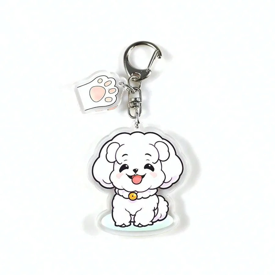 Cute Animal Arylic Keychain