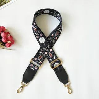 new flower shoulder accessories adjustable shoulder messenger women's bag strap