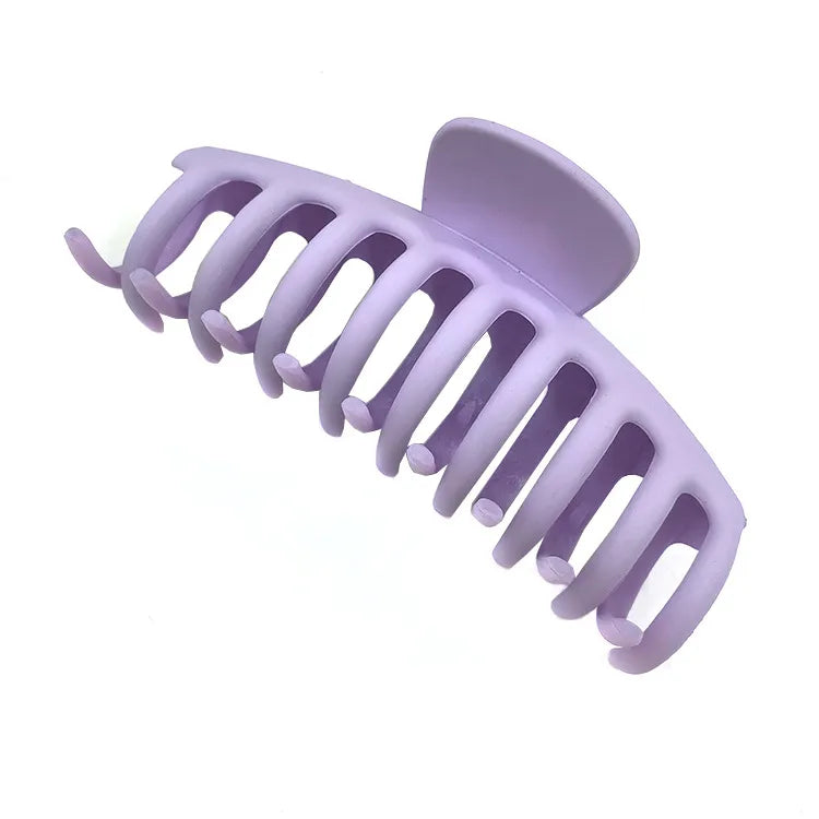 Elegant Simple Style Women's Solid Color Plastic Resin Hair Claws