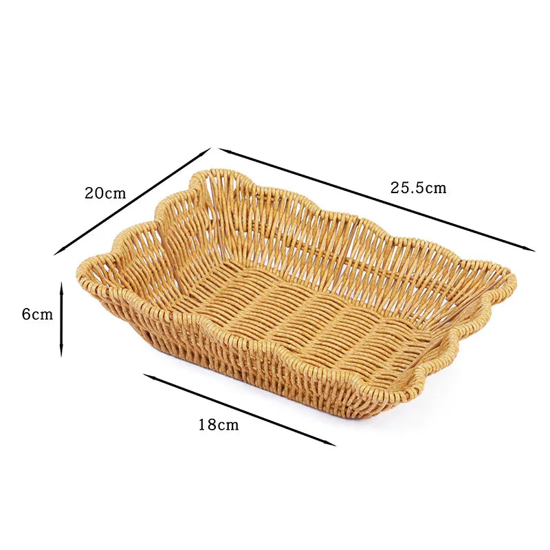 Simple Style Solid Color Storage Basket