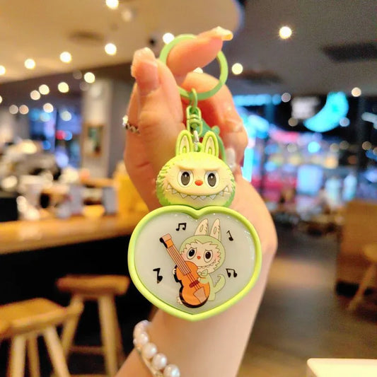 1 Piece Cute Cartoon Character Plastic Unisex Bag Pendant Keychain