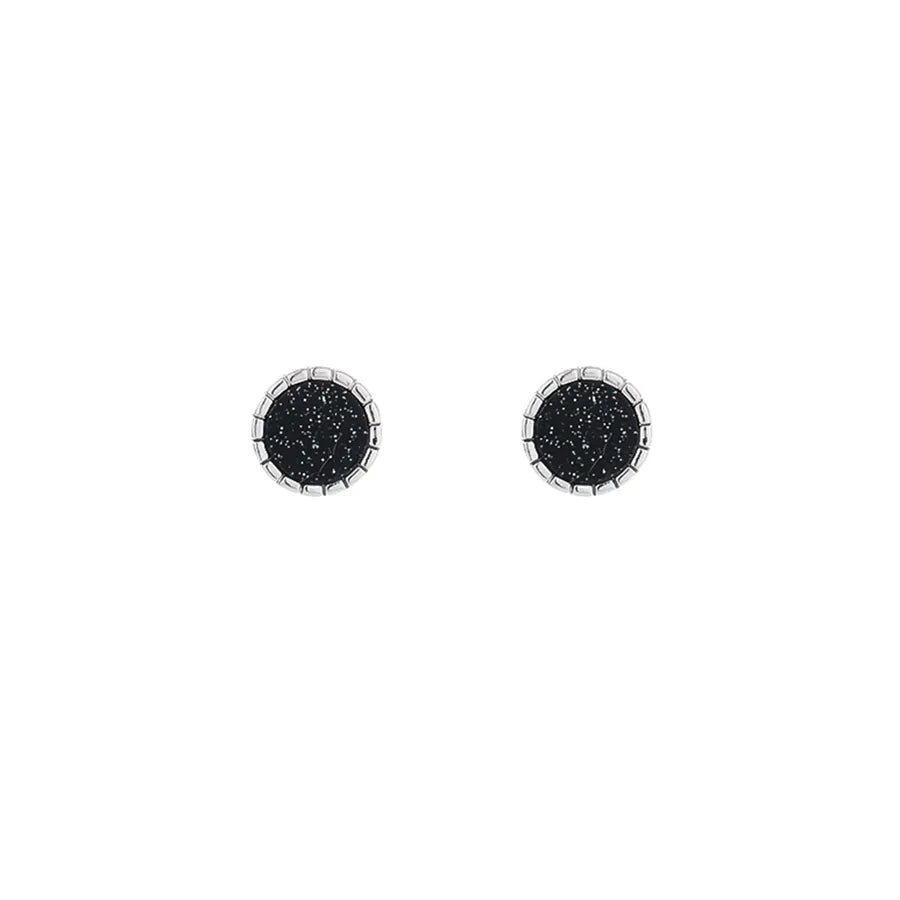 1 Pair Simple Style Geometric Inlay Titanium Steel Rhinestones Ear Cuffs