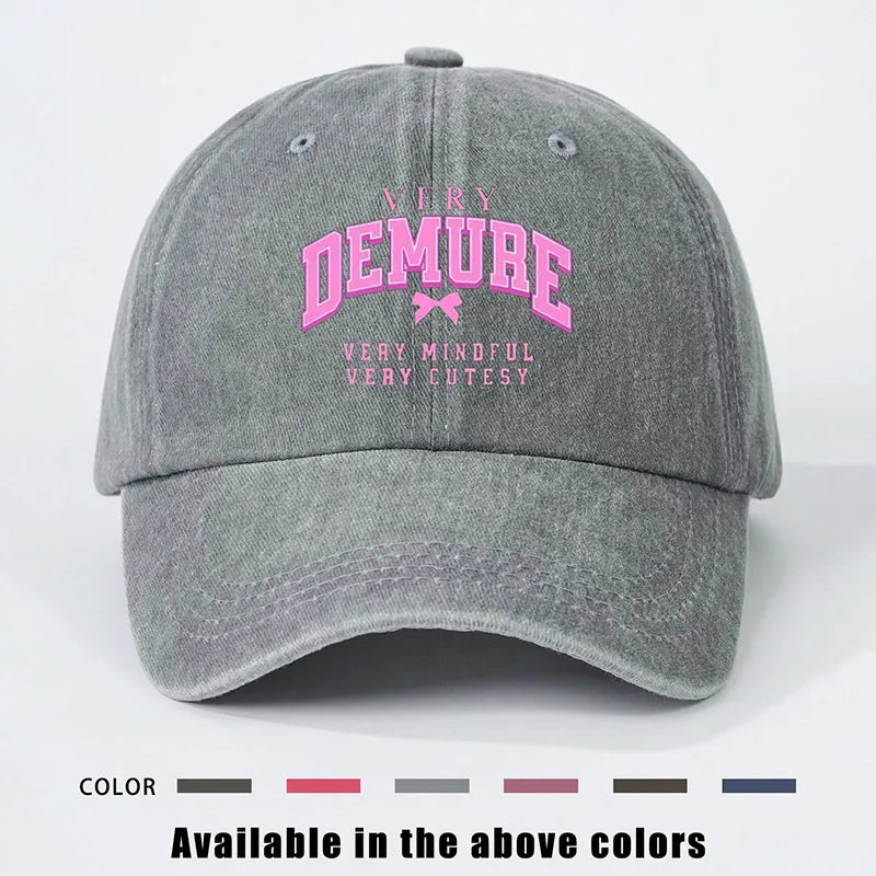 Women's Vacation Classic Style Vocabulary Words/Name Curved Eaves Baseball Cap
