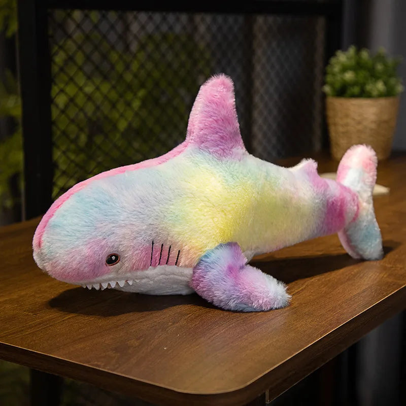 cute Ah Woo Shark pillow shark doll plush toy doll birthday gift female wholesale spot